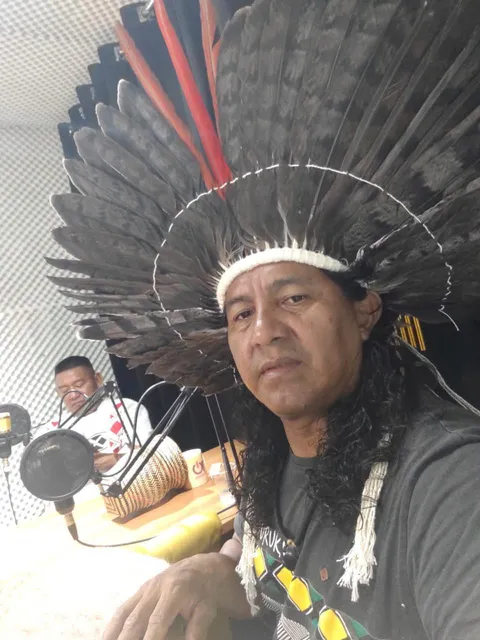 Cena de Cerimônia de Abertura — "Vozes da Primeira Nação", Companhia de Teatro Arte & Fato, Manaus, Brasil