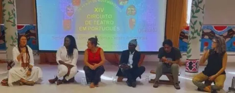 Mesa do Seminário sobre Línguas Maternas, Museu das Culturas Indígenas – São Paulo, 2024